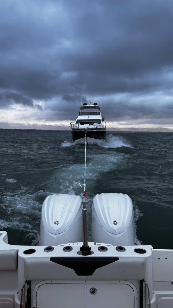 Gulf Marine Services yacht on the water